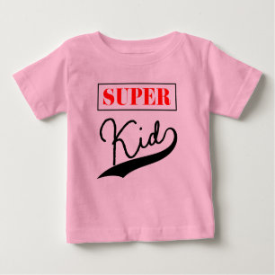 Camiseta De Bebé Super Kid