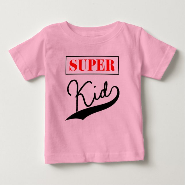 Camiseta De Bebé Super Niño  (Anverso)