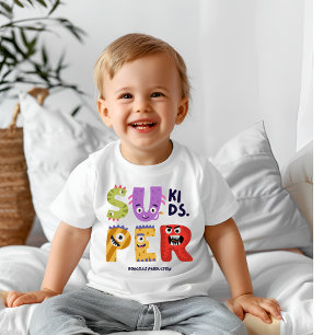 Camiseta De Bebé Super niños