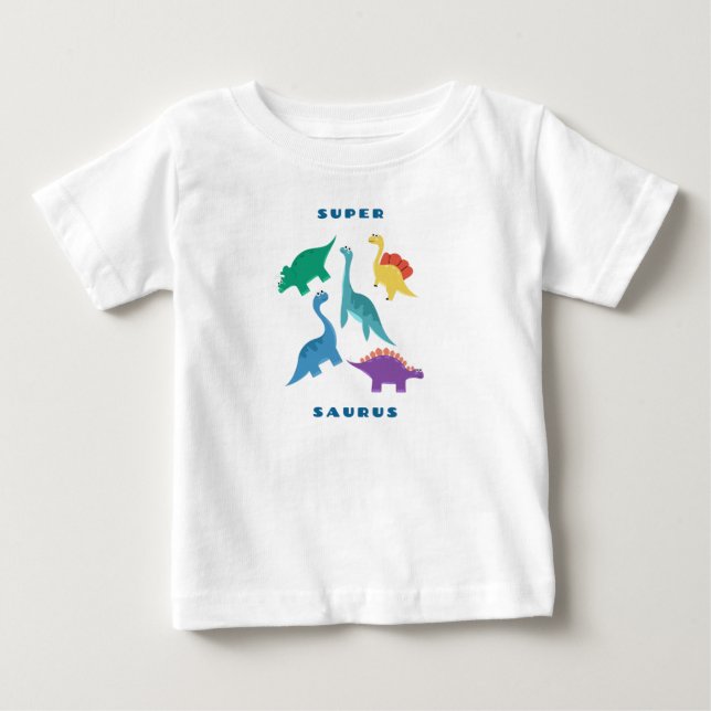 Camiseta De Bebé Super sauras (Anverso)