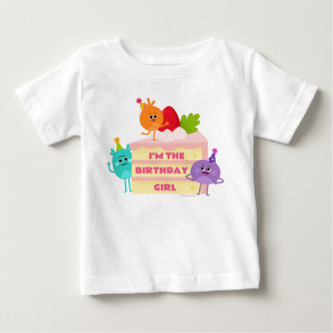 Camiseta De Bebé Super Simple   Tarta de Números de Bumble - Cumple