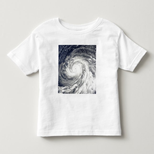 Camiseta De Bebé Super tifón Choi-wan sobre las Islas Marianas (Anverso)