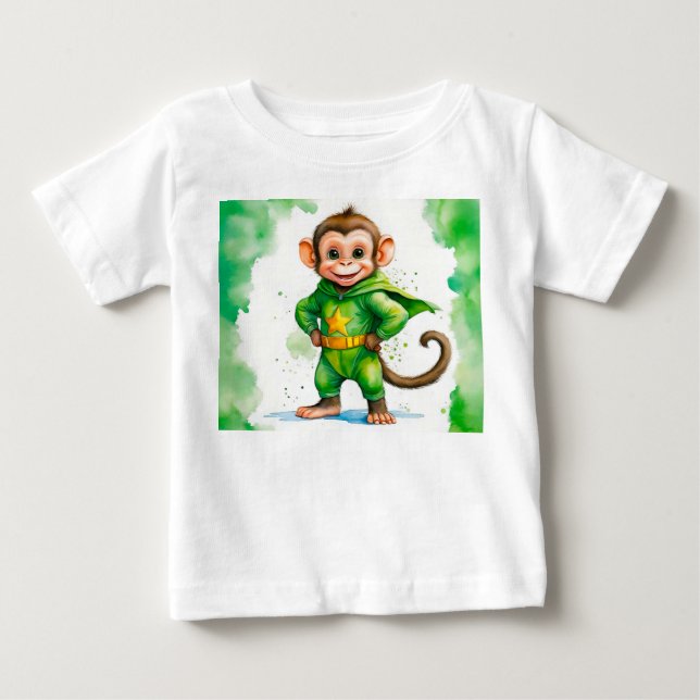 Camiseta De Bebé Superaffe, (Anverso)