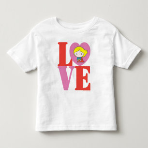 Camiseta De Bebé Superchica de la teoría, amor