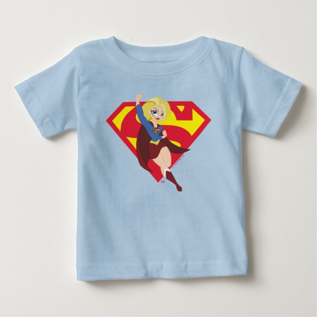 Camiseta De Bebé Superchica del DC Super Hero Chicas (Anverso)