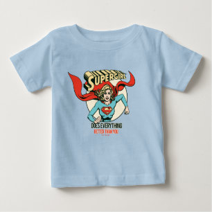 Camiseta De Bebé Supergirl Hace Todo Mejor Que Tú
