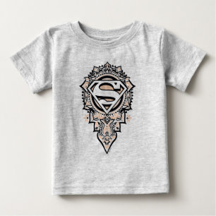 Camiseta De Bebé Supergirl Mandala Graphic