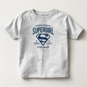 Camiseta De Bebé Supergirl mejor que nunca retro gráfico