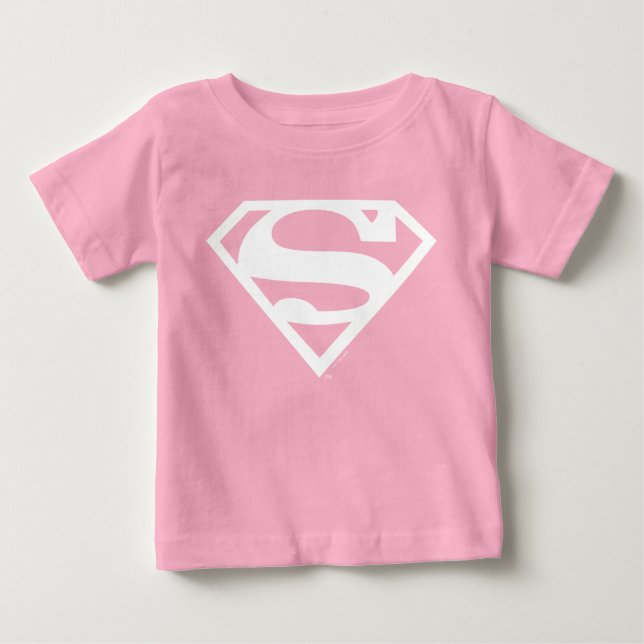 Camiseta De Bebé Supergirl Solid S-Shield (Anverso)