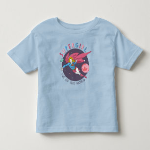 Camiseta De Bebé Supergirl Volando hacia arriba Ilustracion