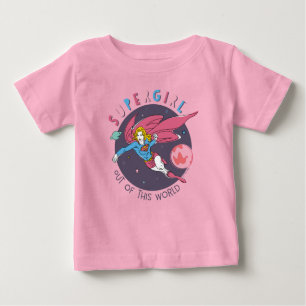 Camiseta De Bebé Supergirl Volando hacia arriba Ilustracion