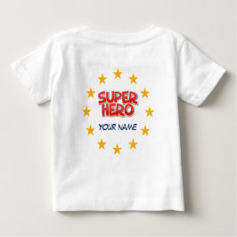 Camiseta De Bebé Superhéroe de personalizable
