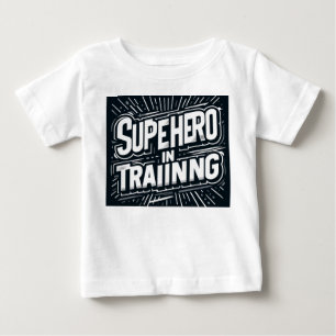 Camiseta De Bebé Superhéroe en entrenamiento