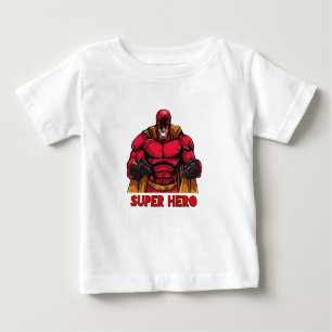 Camiseta De Bebé Superhéroe en entrenamiento