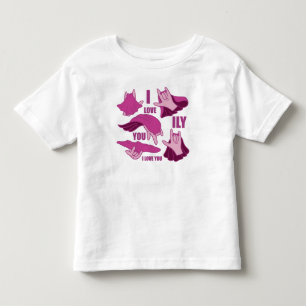 Camiseta De Bebé Superhéroe ILY - Diseño ASL