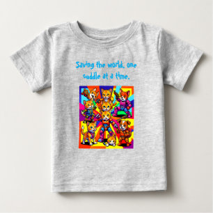 Camiseta De Bebé Superhéroes de moda