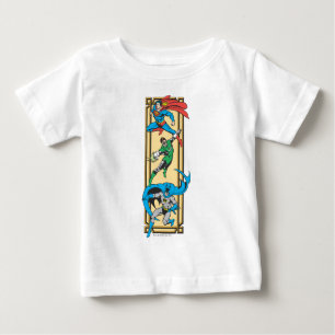 Camiseta De Bebé Superhéroes en acción