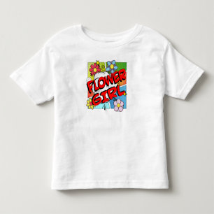 Camiseta De Bebé Superheroína Flower Girl