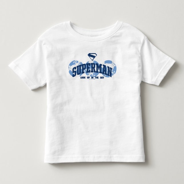 Camiseta De Bebé Superman alrededor del mundo (Anverso)