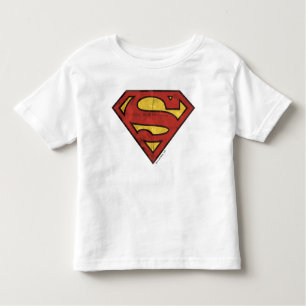 Camiseta De Bebé Superman S-Shield Logotipo Grunge