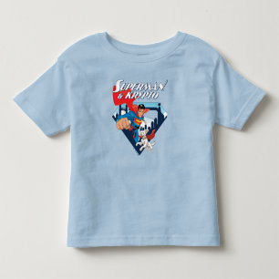 Camiseta De Bebé Superman y Krypto Soar