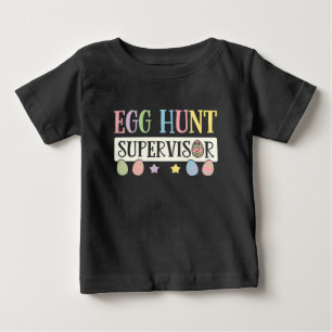 Camiseta De Bebé Supervisor de búsqueda de huevos de Pascua Diverti