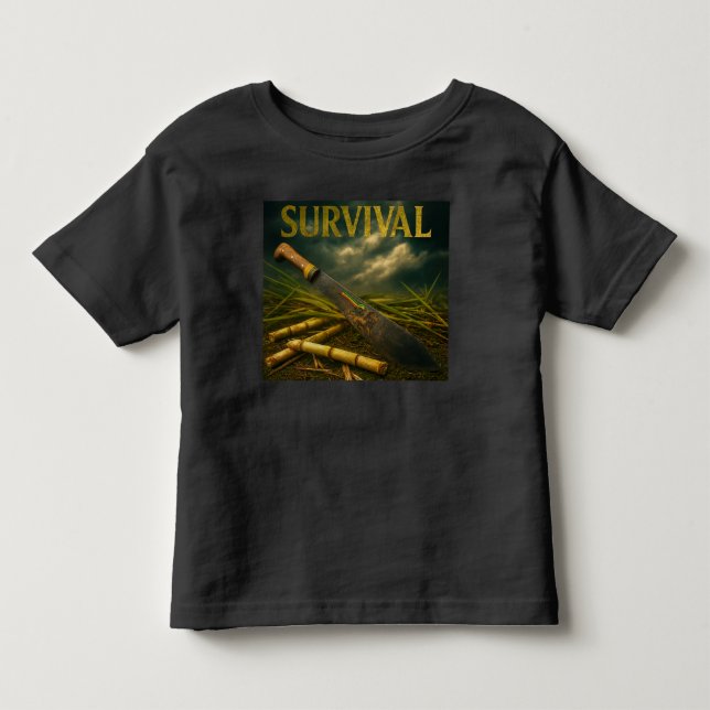 Camiseta De Bebé Supervivencia (Anverso)