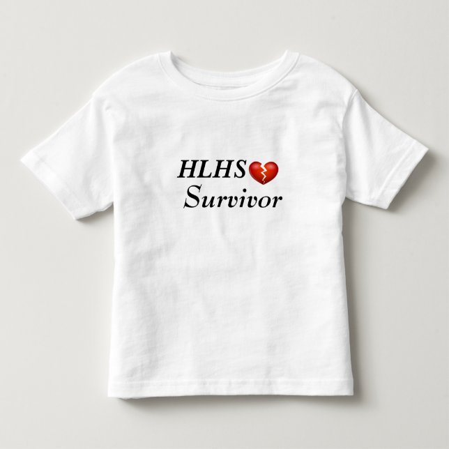 Camiseta De Bebé Superviviente de HLHS (Anverso)