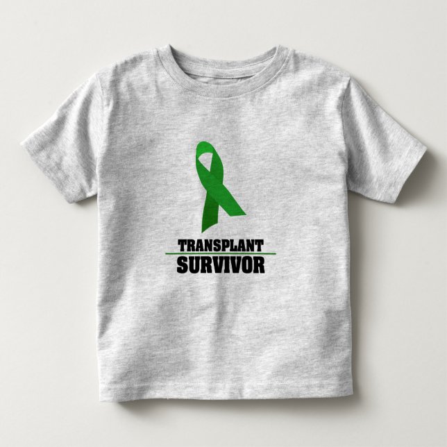 Camiseta De Bebé Superviviente del trasplante (Anverso)