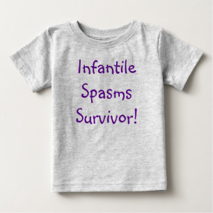 Camiseta De Bebé ¡Superviviente infantil de los espasmos!