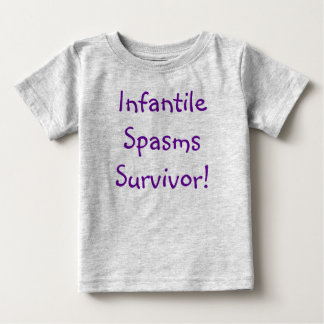Camiseta De Bebé ¡Superviviente infantil de los espasmos!