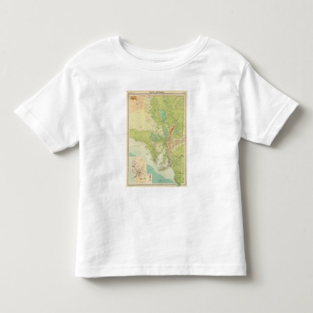 Camiseta De Bebé Sur de Australia (Anverso)