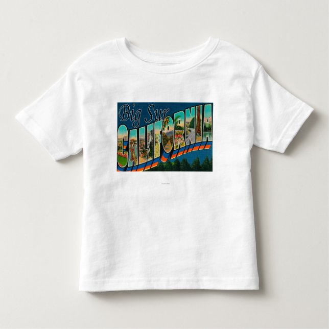 Camiseta De Bebé Sur grande, California - escenas grandes de la (Anverso)