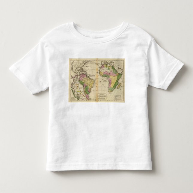 Camiseta De Bebé Suramérica, África (Anverso)
