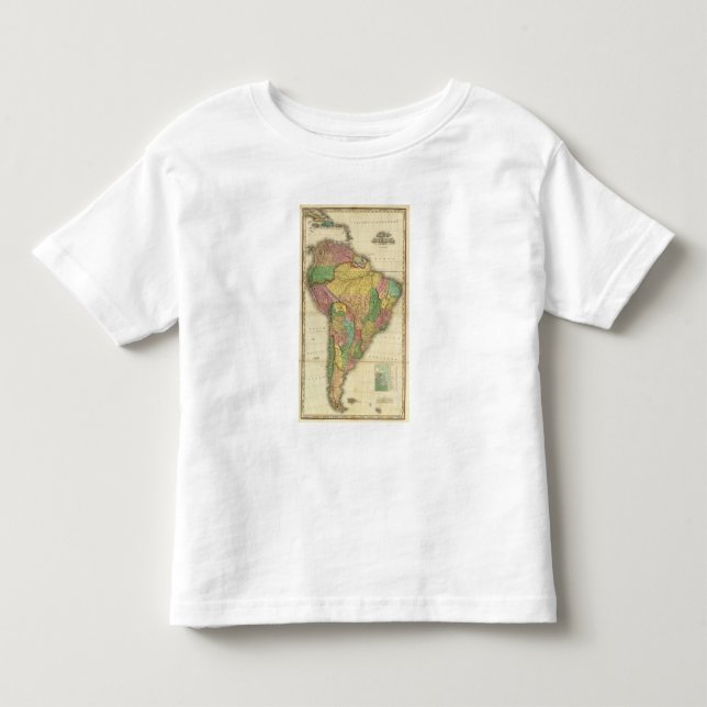 Camiseta De Bebé Suramérica en 1823 (Anverso)