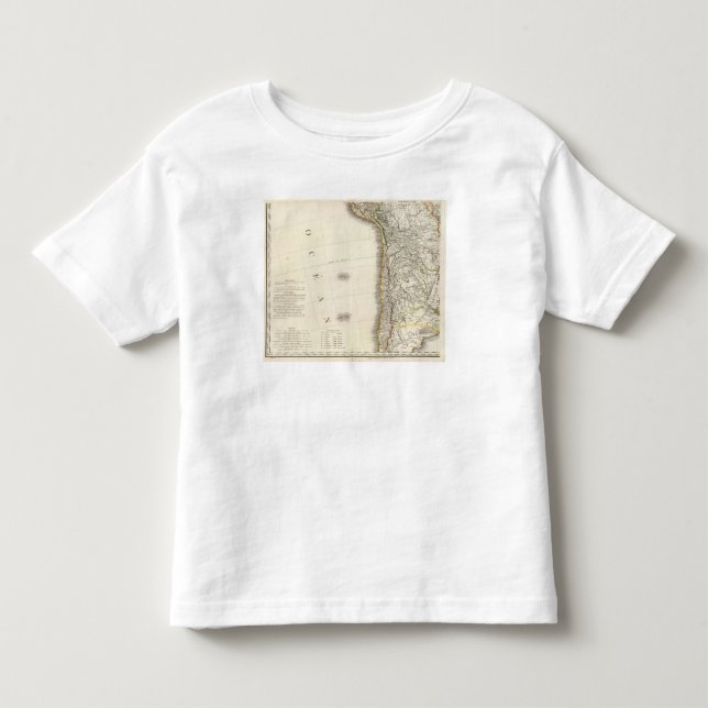 Camiseta De Bebé Suramérica suroriental (Anverso)