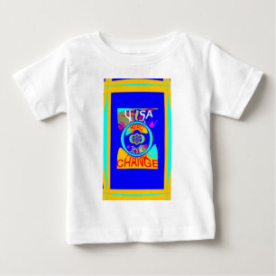 Camiseta De Bebé Surco psicodélico: energía abstracta de arte pop