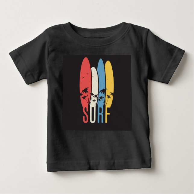 CAMISETA DE BEBÉ SURF (Anverso)