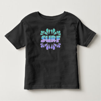 Camiseta De Bebé Surf con olas, surf colorido, surf
