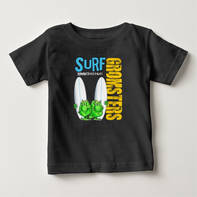 Camiseta De Bebé surf Gromster Bebé (Anverso)