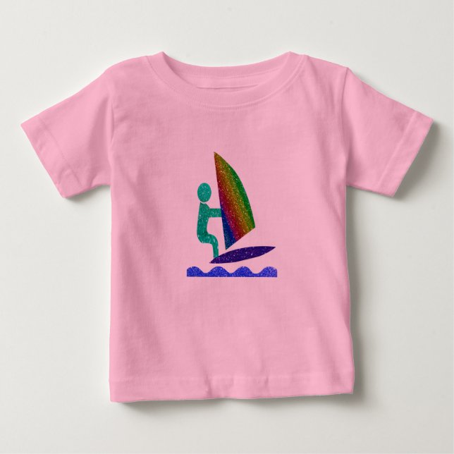 Camiseta De Bebé Surfer Baby Tutu Bodysuit (Anverso)