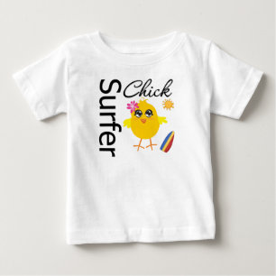 Camiseta De Bebé Surfer Chick