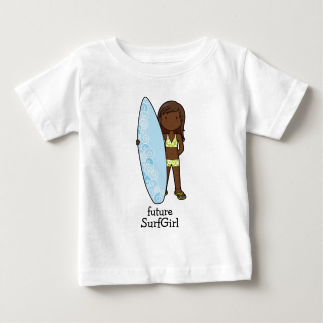 Camiseta De Bebé SurfGirl (Anverso)