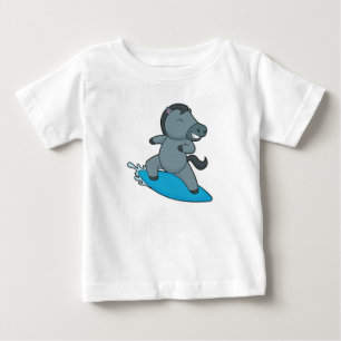 Camiseta De Bebé Surfista de caballos deportes acuáticos