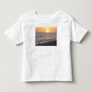 Camiseta De Bebé Surfistas al atardecer