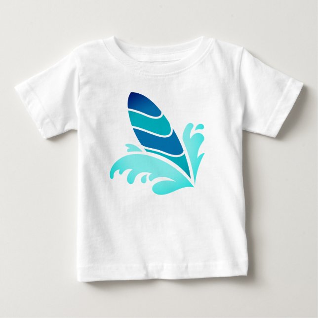 Camiseta De Bebé Surf's Up (Anverso)
