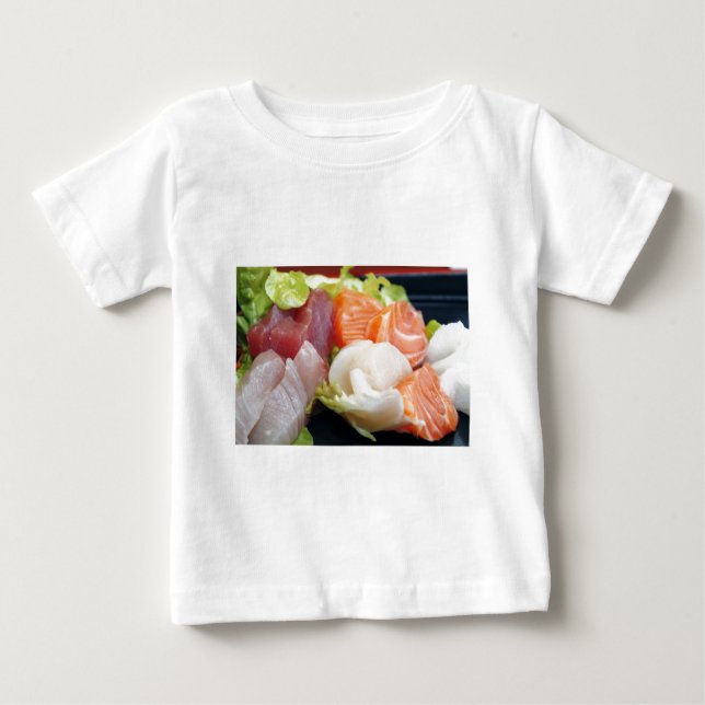 Camiseta De Bebé Sushi Japonés Delicioso Comida Asiática Sabroso (Anverso)