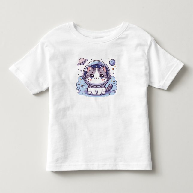 Camiseta De Bebé süße niedliche Katze für Mädchen und Kleinkinder (Anverso)
