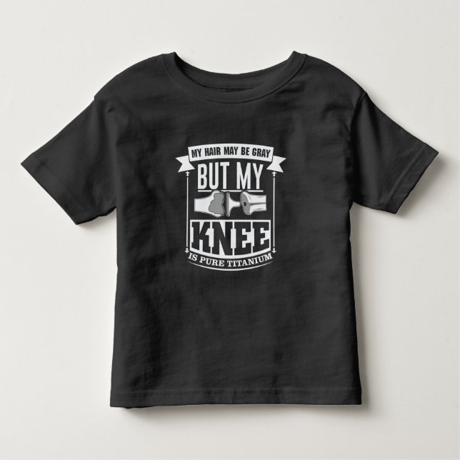 Camiseta De Bebé Sustitución de la cirugía de rodilla rodilla Knee  (Anverso)