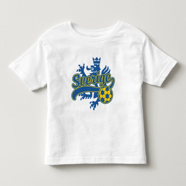 Camiseta De Bebé Sverige Soccer (Anverso)